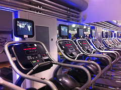 At the gym