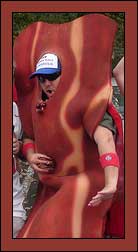Bacon man. He's like Duffman, but for bacon. Oooooh yeah!